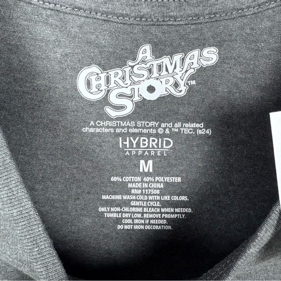 NWT A Christmas Story Ralphie oh fudge Graphic T-Shirt size medium - Picture 7 of 7